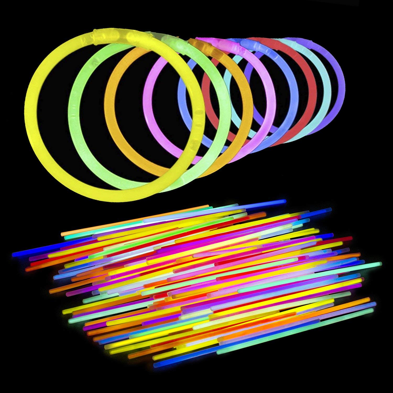 Lumistick Authentic Glow Sticks 8 inch 100 pcs